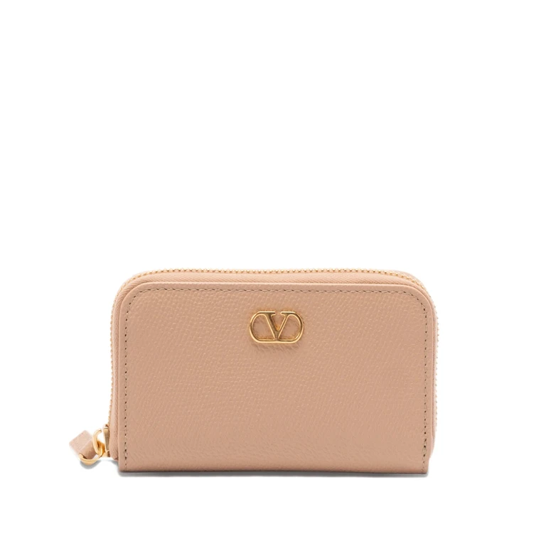 Valentino Zip Around Wallet Brown Portafoglio - Women