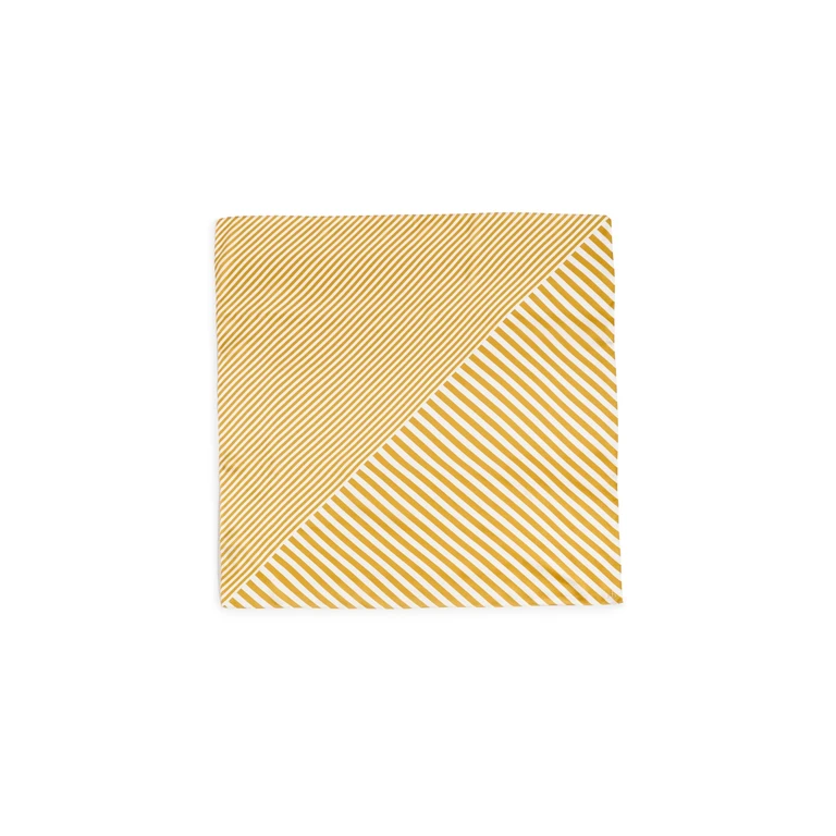 rag & bone Gia Scarf Gold Stripe One Size