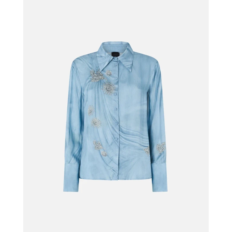 Pinko - Chemise fluide à imprimé bijou placé - 36