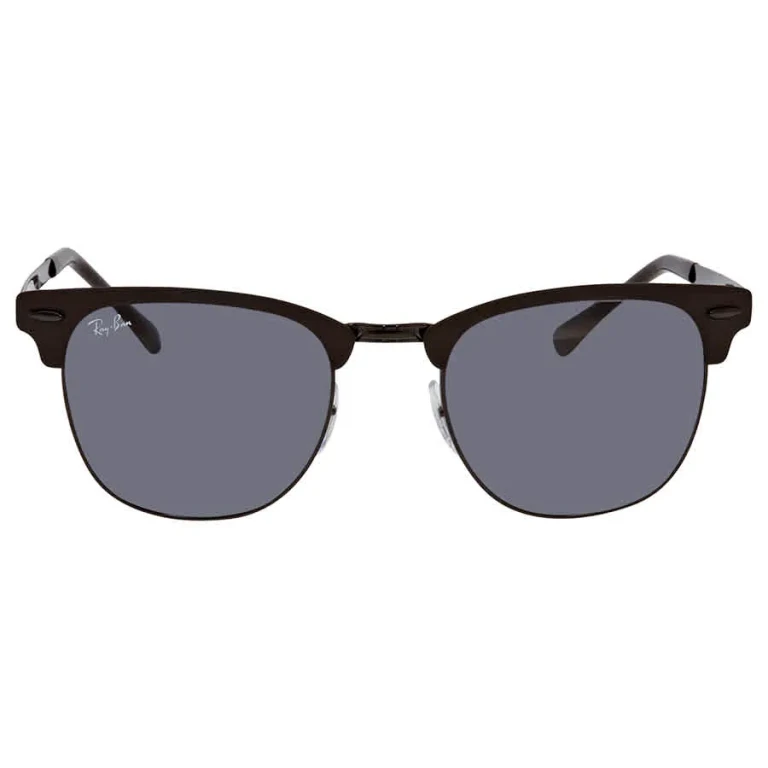 Ray Ban Clubmaster Metal Blue Classic Unisex Sunglasses RB3716 186/R5 51