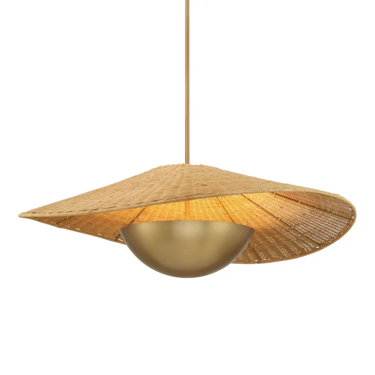 Legacy Brass Pendant from the Nestor Collection