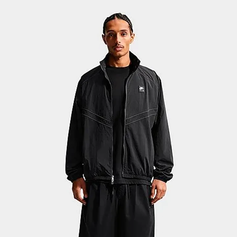Nike Men's Air Windrunner Track Jacket in Black Size: Small