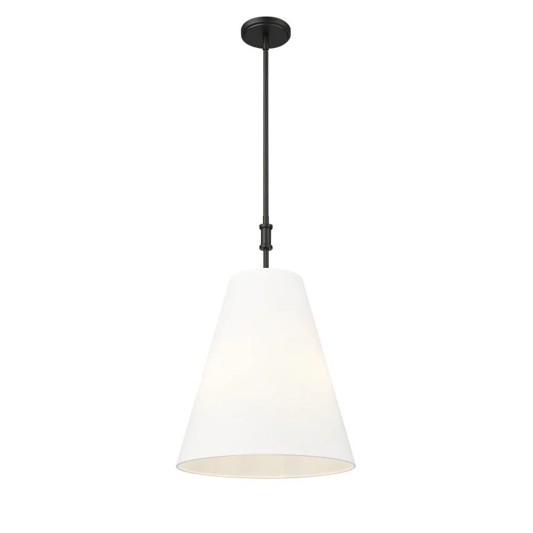 Matte Black Pendant from the Adorra Collection