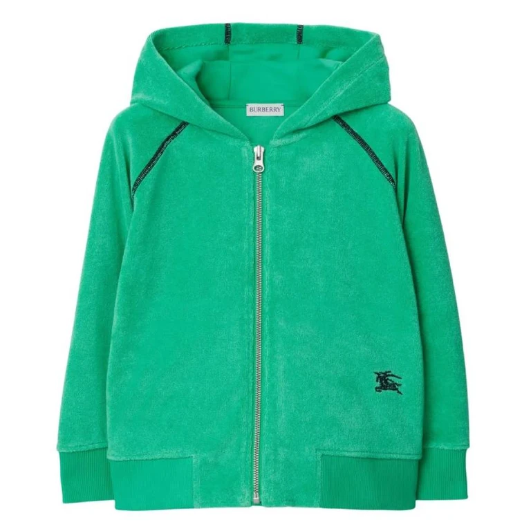 Burberry Kids Timmy Towelling Zip Hoodie
