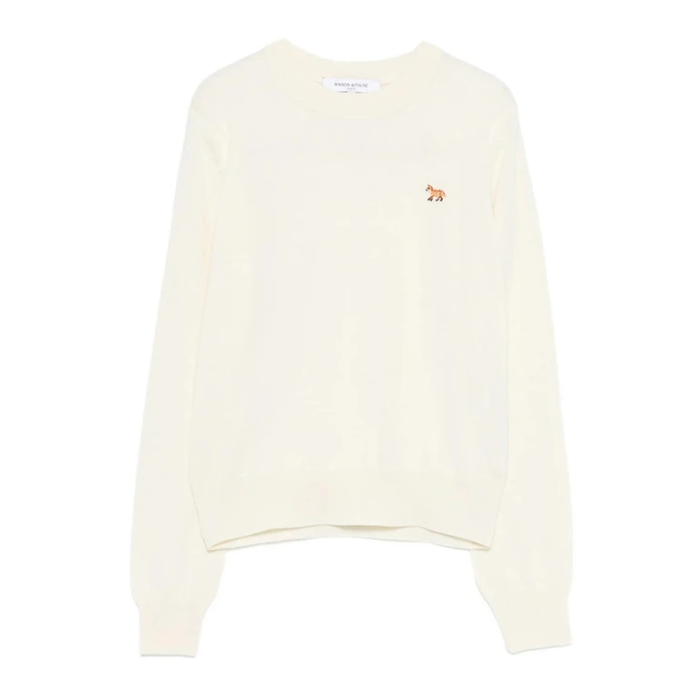 Maglione ricamato Fox Maison Kitsuné
