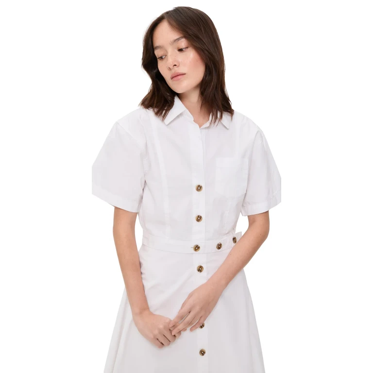 DL1961 Myla Top White Poplin XS