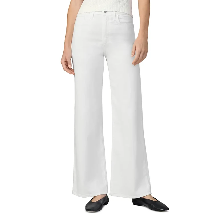 Joe's Jeans The Mia High Rise Wide Leg Petite Jeans in White