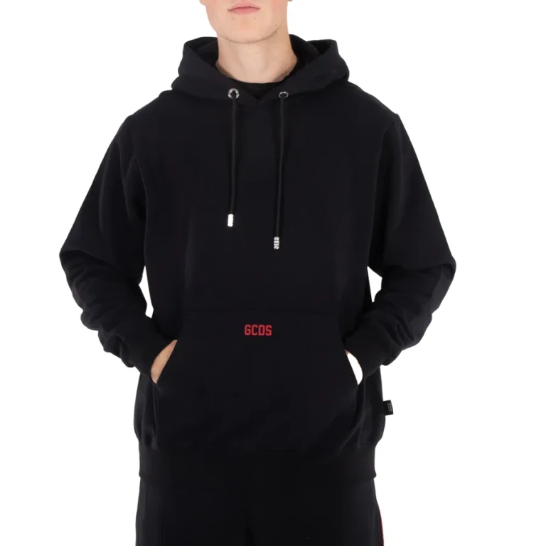 GCDS Eco Logo Print Regular Hoodie