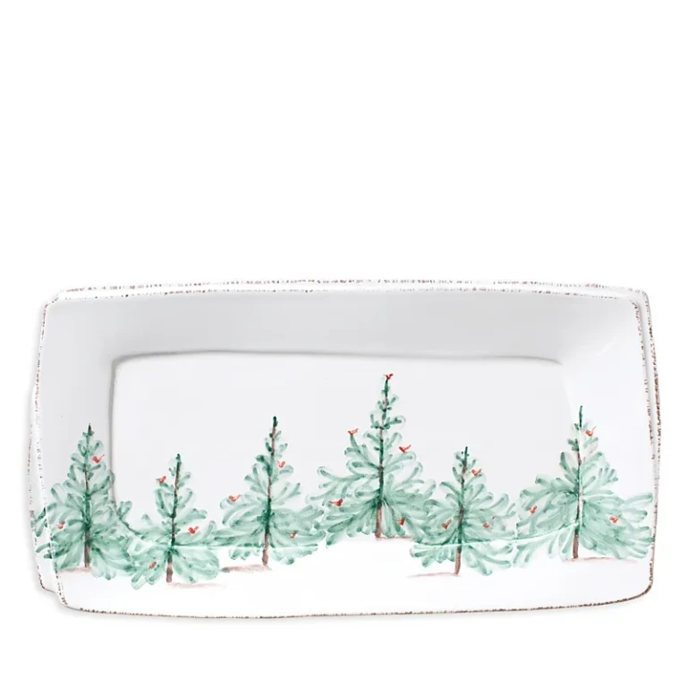 Vietri Melamine Lastra Holiday Rectangular Platter