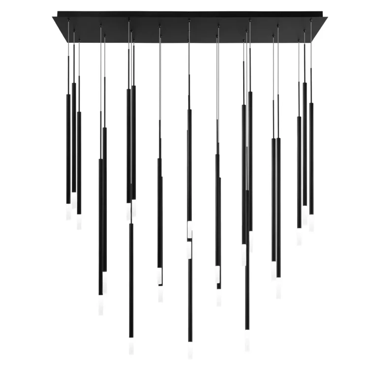 Black LED Chandelier from the Viggo Collection