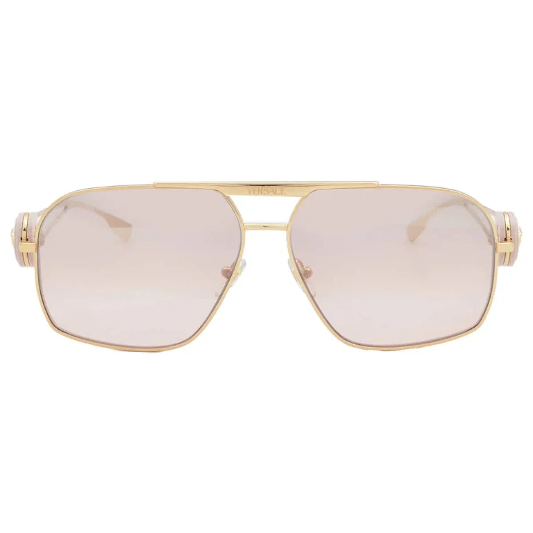 Versace Pink Mirror Navigator Mens Sunglasses VE2269 10027E 62