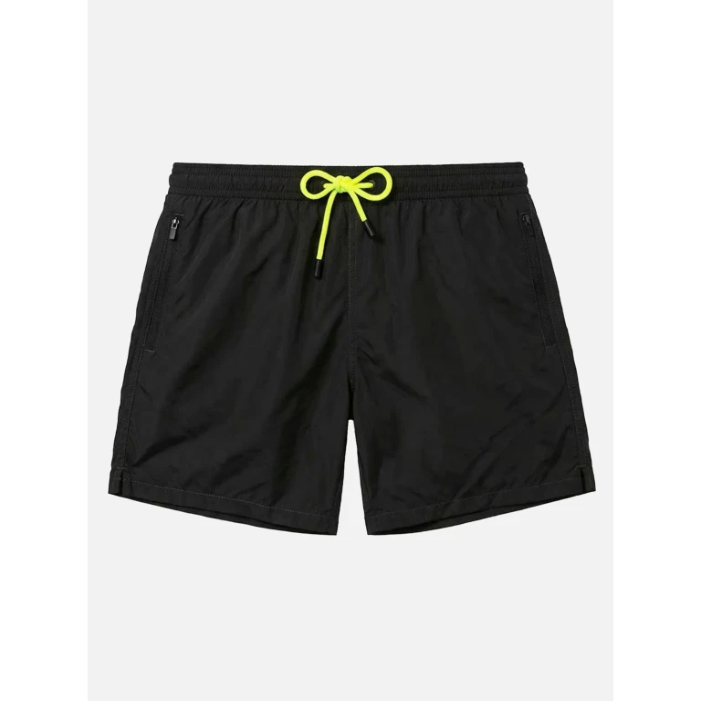 MC2 Saint Barth Lighting Submarine Black Swim Shorts