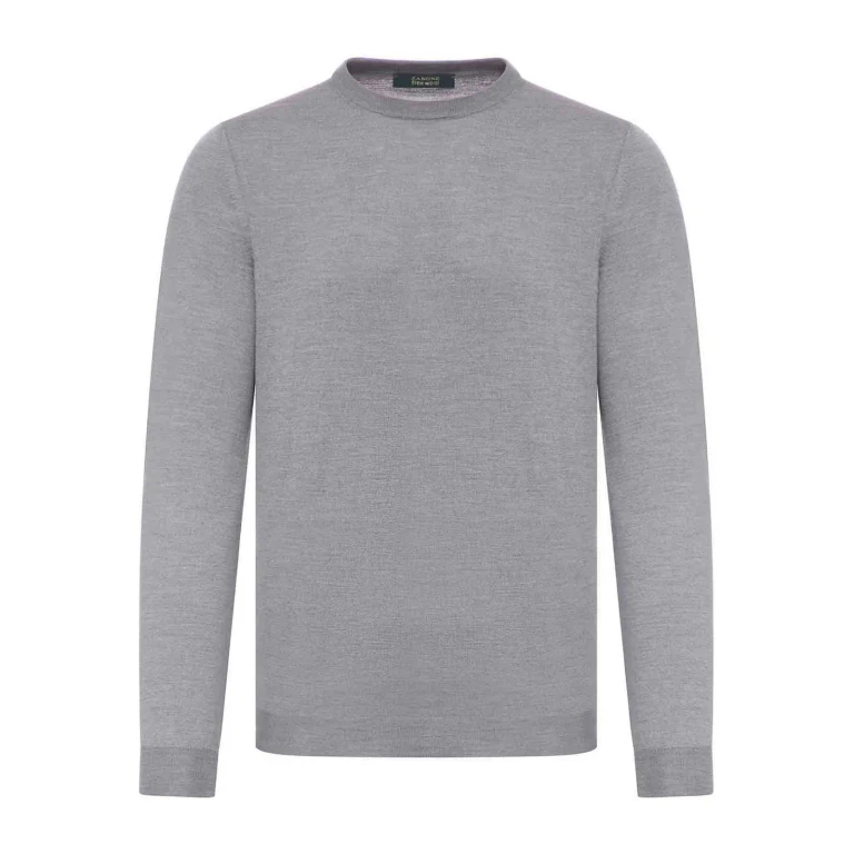 Zanone Pull Col Rond - Gris