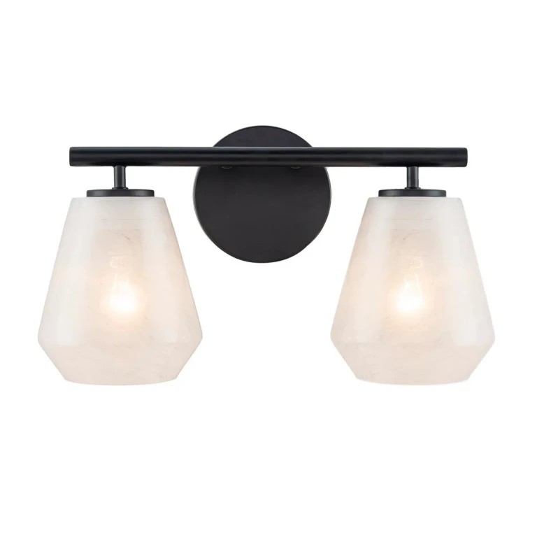Black Bathroom Vanity Light from the Brooke Collection