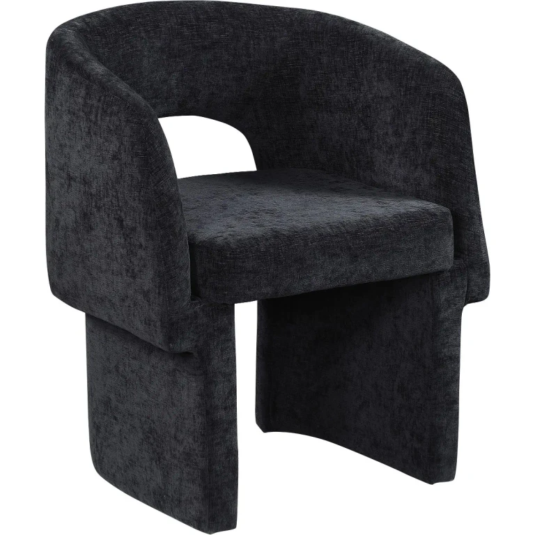 Emmet Black Upholstered Dining Chair