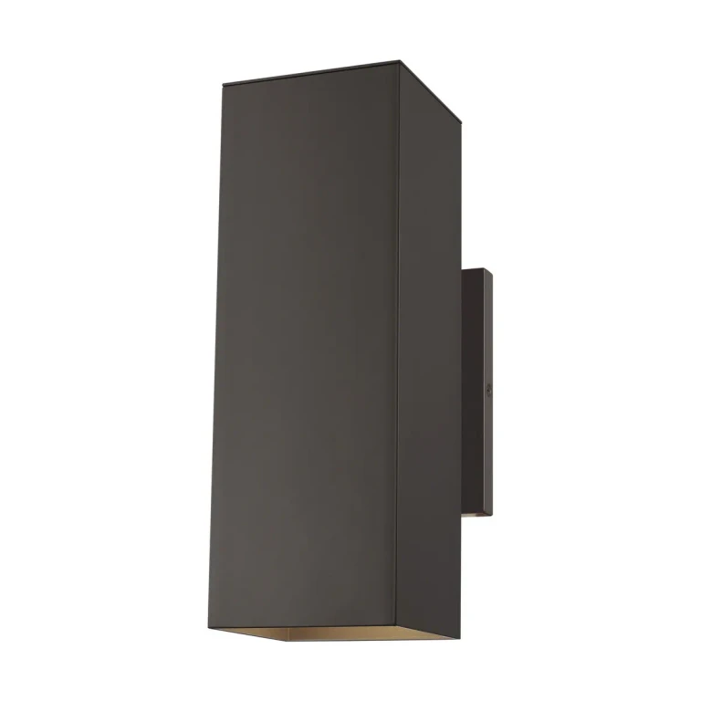 Pohl 2-Light Outdoor Wall Light in Bronze