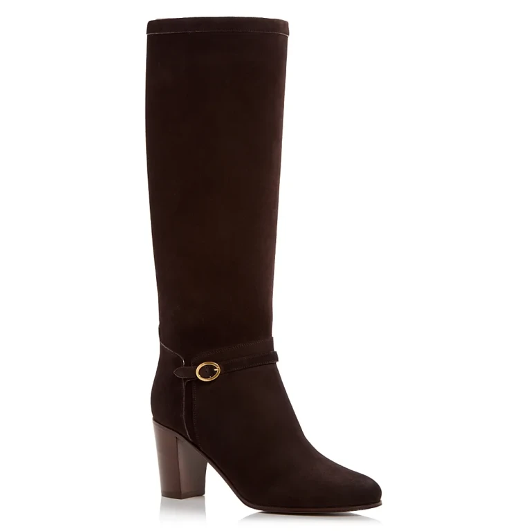 Valentino Garavani Women's Pattie Tall Suede Boots