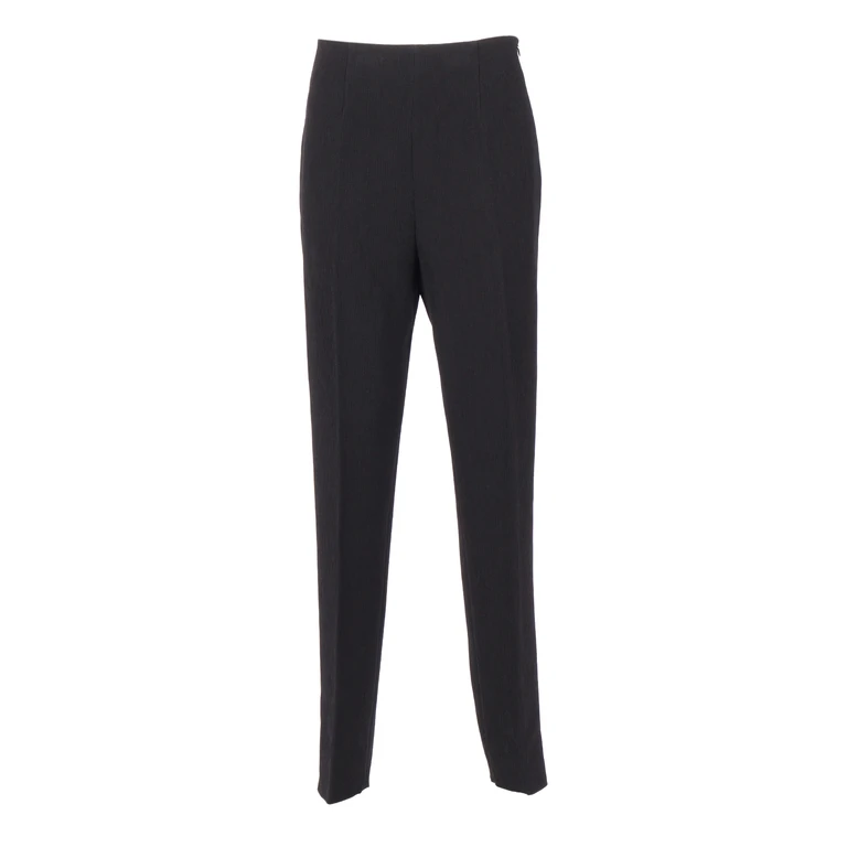 Emporio Armani Woman Trouser Black Polyester Elastane - Women