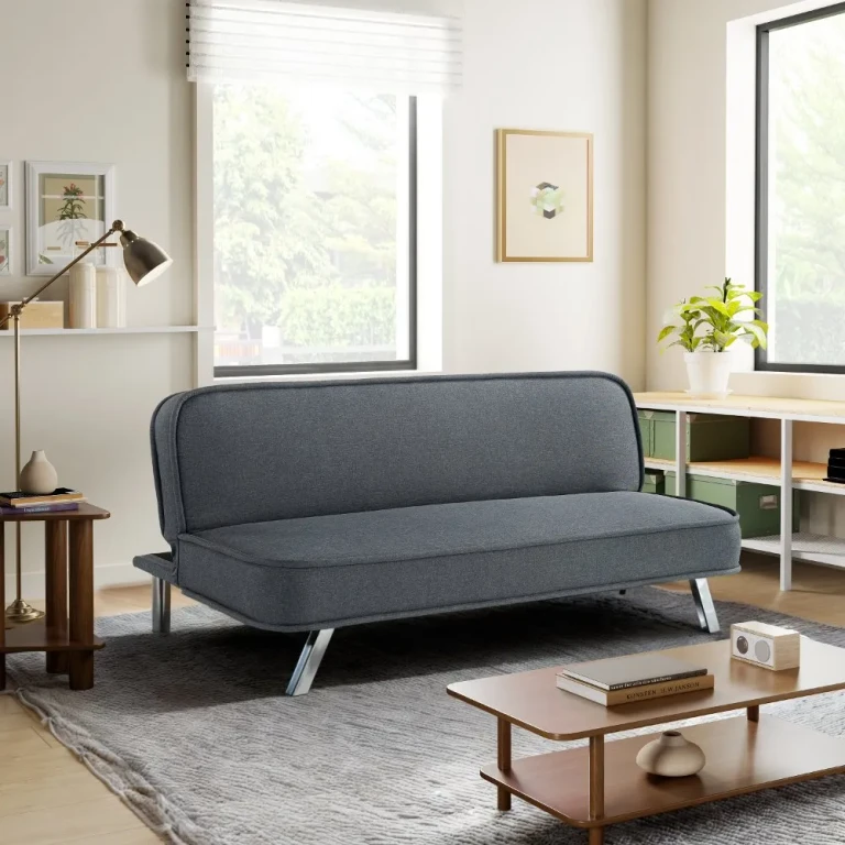 Serta Renee Convertible Gray Sleeper Sofa