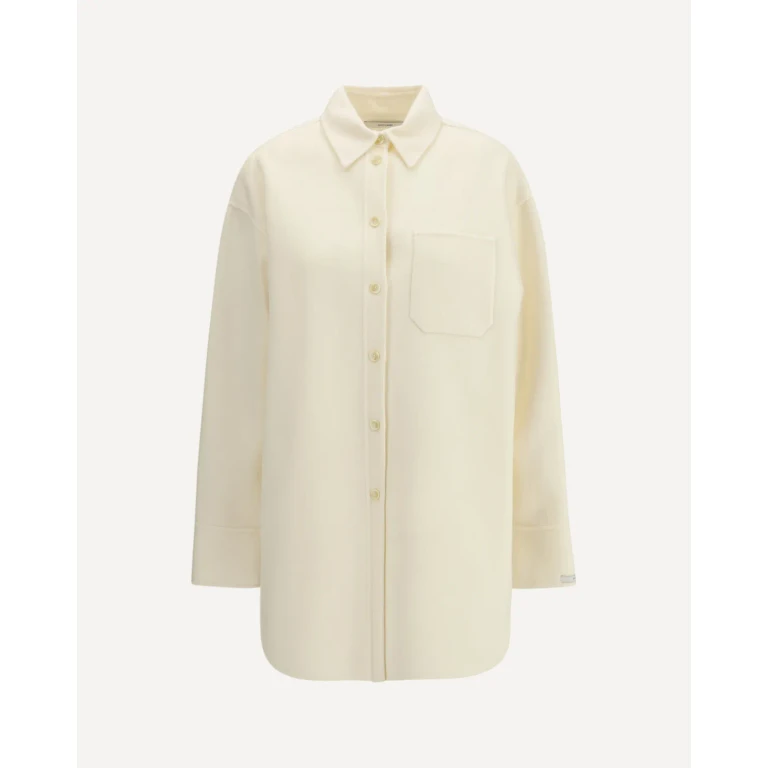 MAX MARA SPORTMAX Oversized Riber wool Shirt Female 40