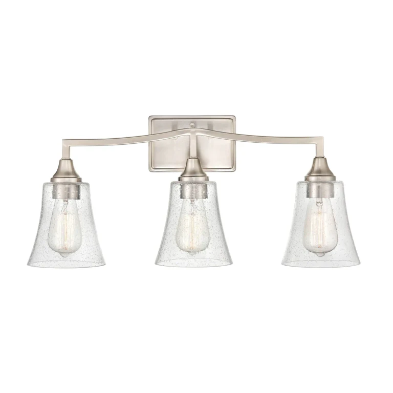 Millennium Caily 3-Light Bathroom Vanity Light in Brushed Nickel