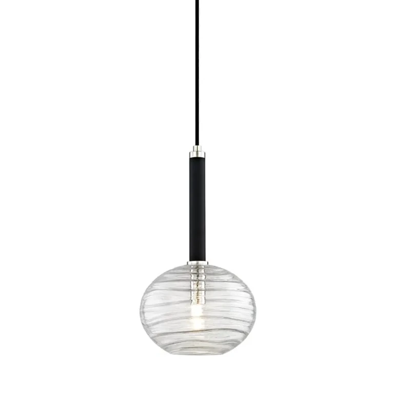 Breton 15" Pendant Light in Polished Nickel