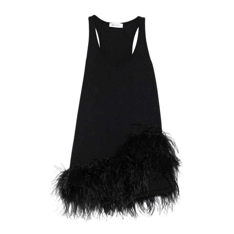 The Attico Robe Courte - Noir