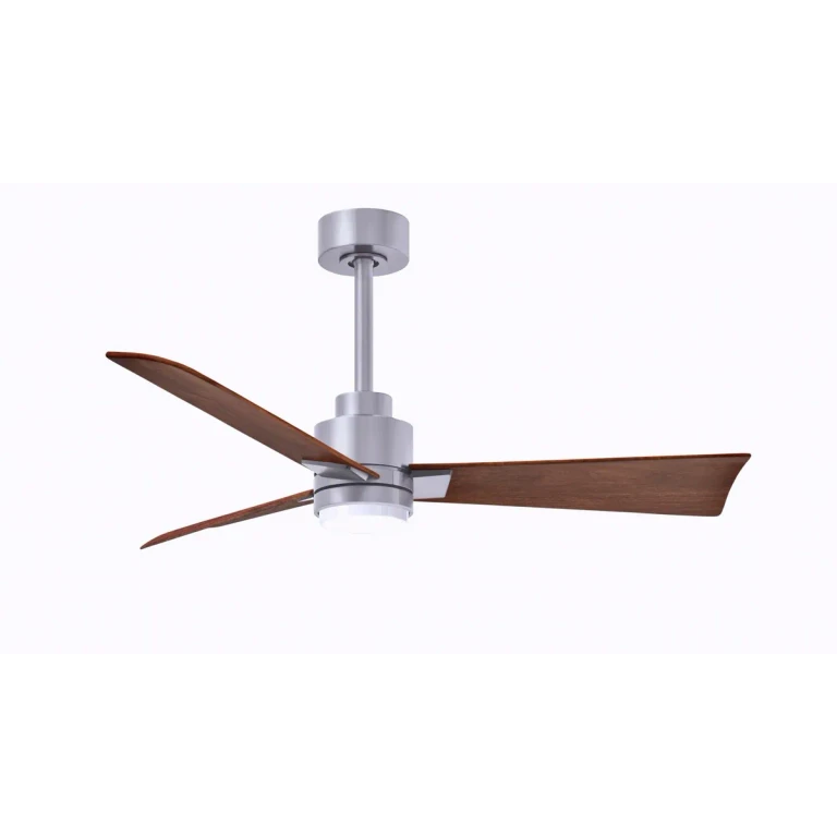 Brushed Nickel 42" Ceiling Fan from the Alessandra - LK Collection