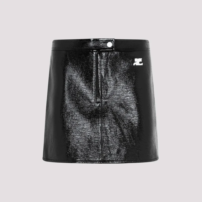 Courrèges Vinyl Mini Skirt