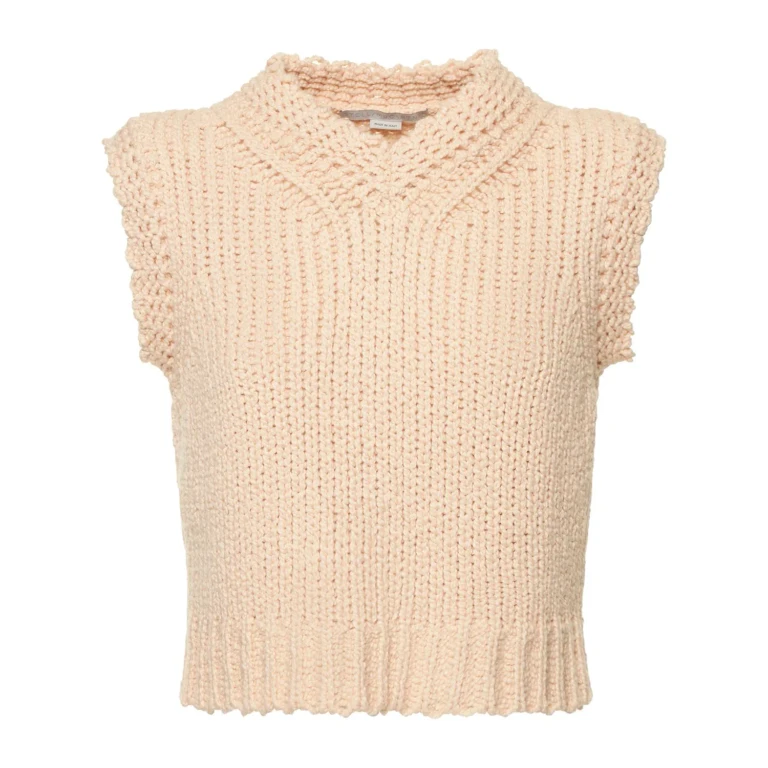 Stella McCartney Sweater Without Sleeves With Elegant Collar
