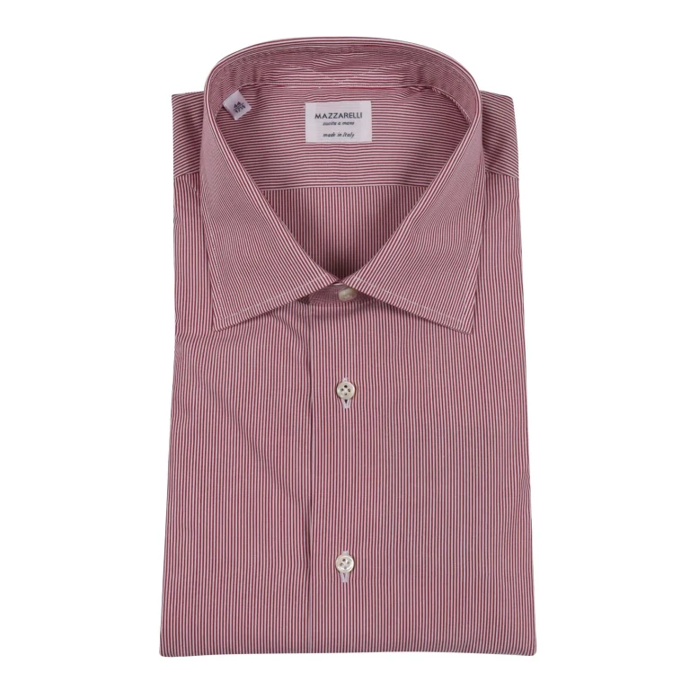 Mazzarelli Striped Cotton Slim Fit Shirt