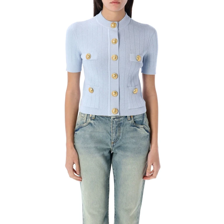 Balmain 4-pocket Knitted Cardigan