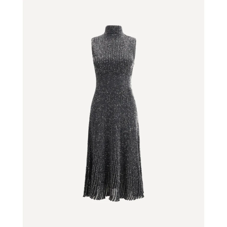 ALAÏA Sequined midi Dress Female 38