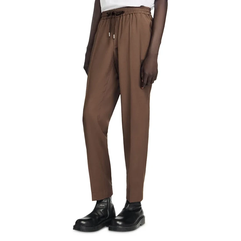 Sandro New Alpha Drawstring Pants