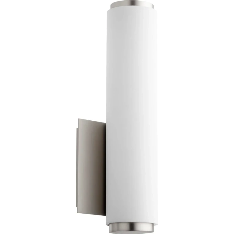 Quorum Transitional 13" Wall Sconce in Satin Nickel