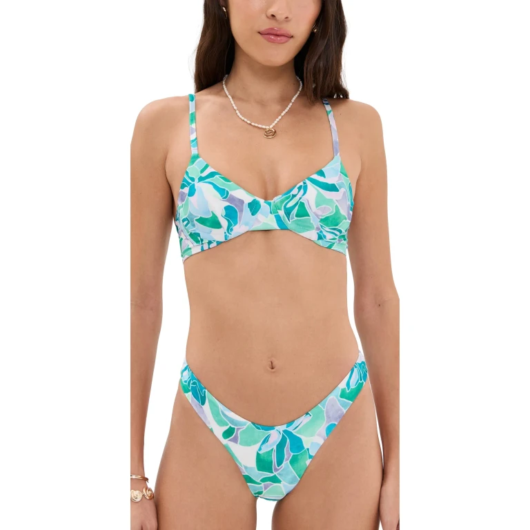 Peixoto Bailey Bikini Top Crystal Isle XL