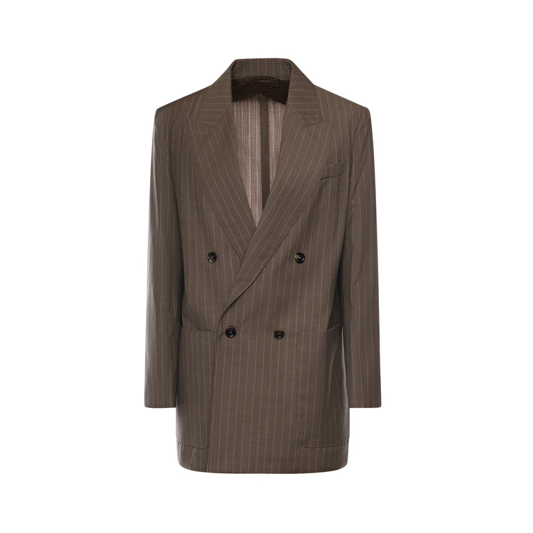 Max Mara Jackets Hazelnut Virgin Wool - Women