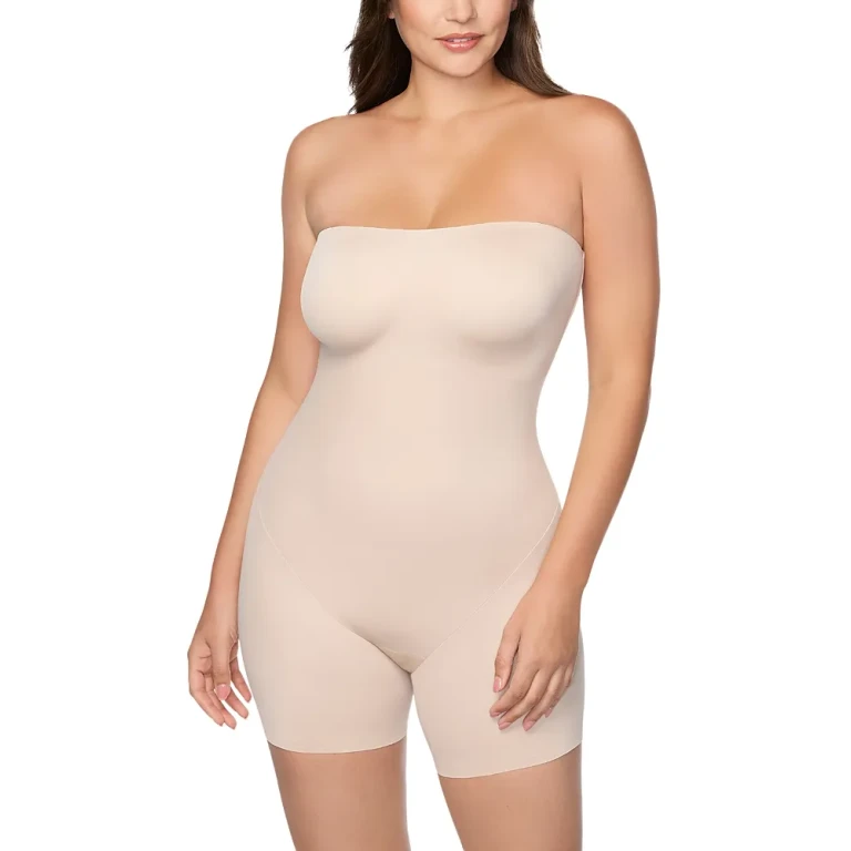 Tc Fine Intimates Strapless Mid Thigh Shaping Bodysuit