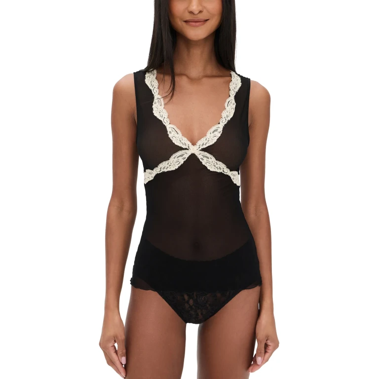 Only Hearts Empire Tank Top Black/Cream L/XL