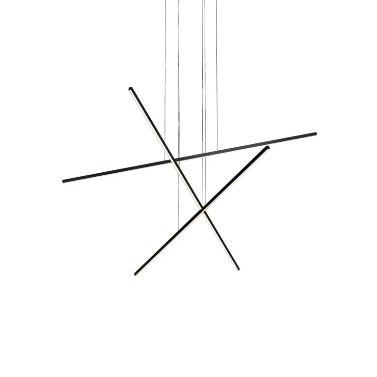 Black LED Pendant from the Vega Minor Collection