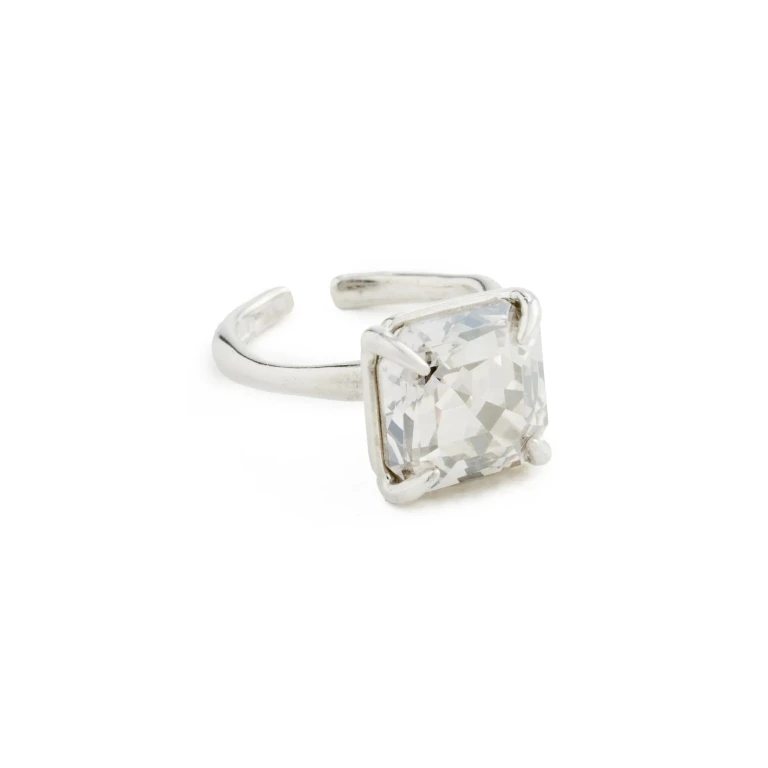 Chan Luu Sterling Silver Open Toe Ring Smoke 3