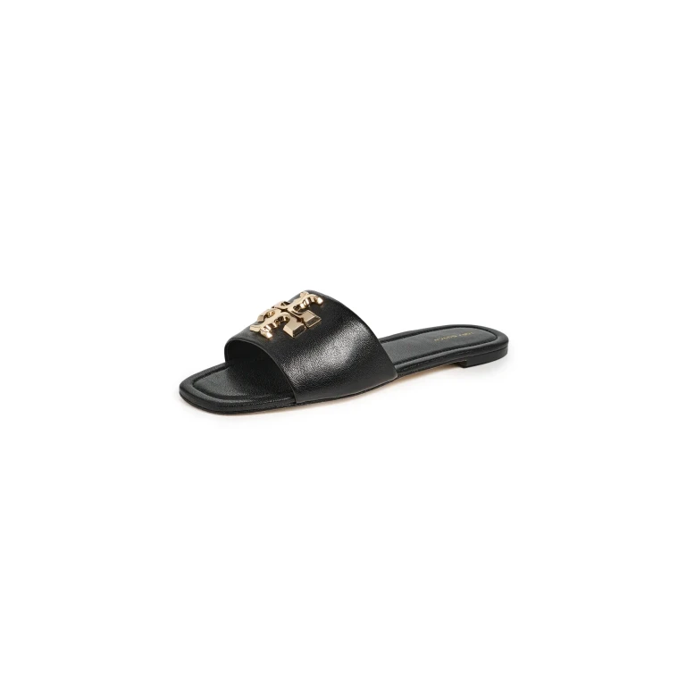 Sandalias Tory Burch Eleanor Negro/Dorado