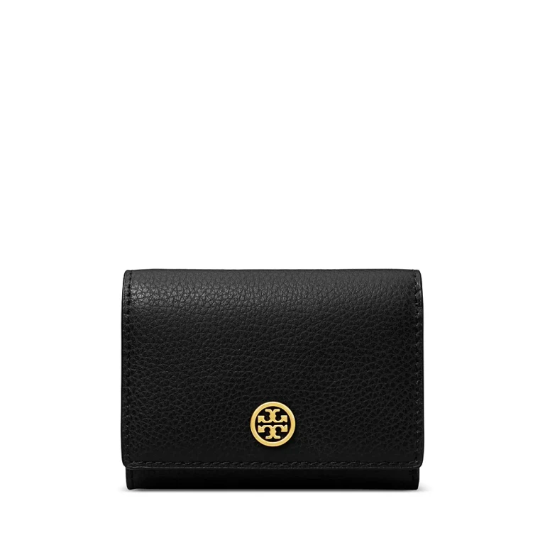 Tory Burch Robinson Leather Business Card Case