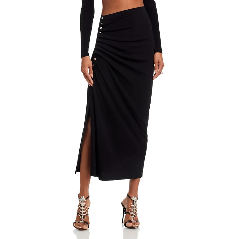 Rabanne Gathered Long Skirt