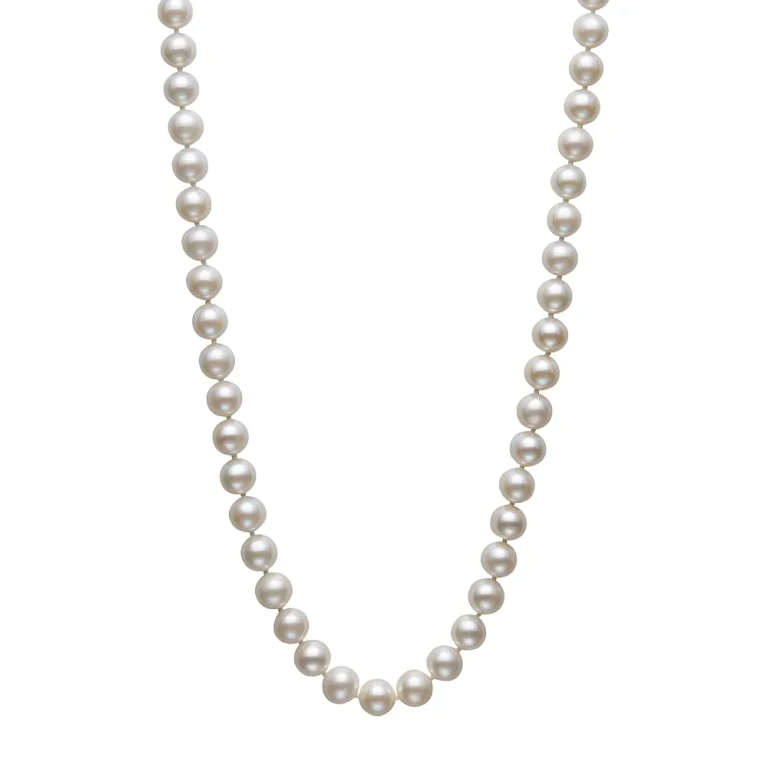 Cultured Freshwater Pearl Necklace in 14K Yellow Gold, 18