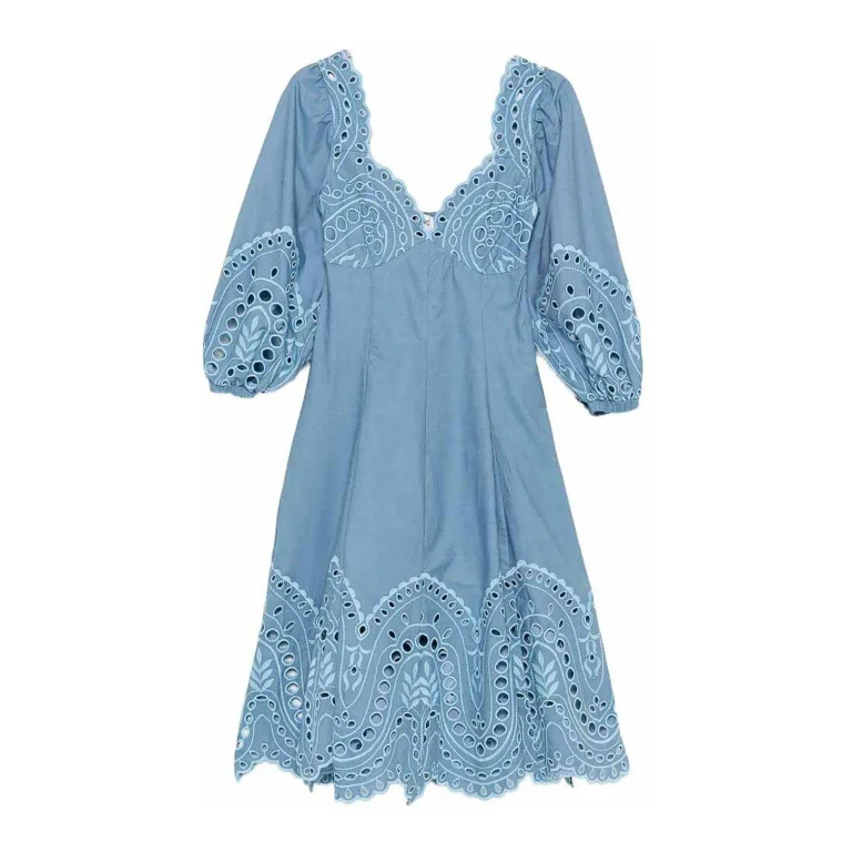 Charo Ruiz Maxi Robe - Bleu