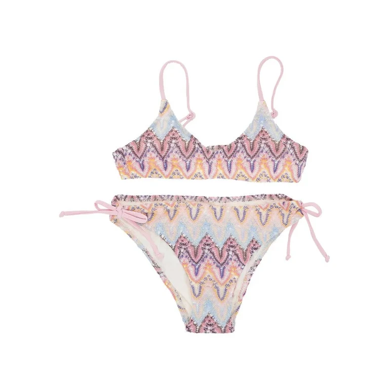 SAINT BARTH Raschel fabric 'Paloma' bikini Kids 6Y