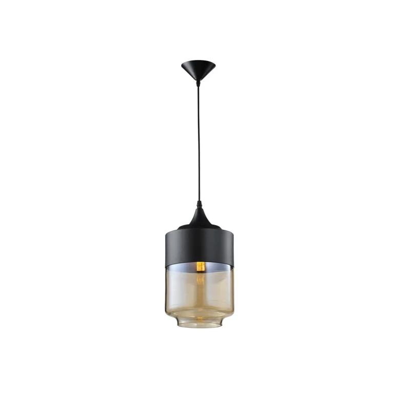 Black One Light Pendant from the Robertson Blvd. Collection