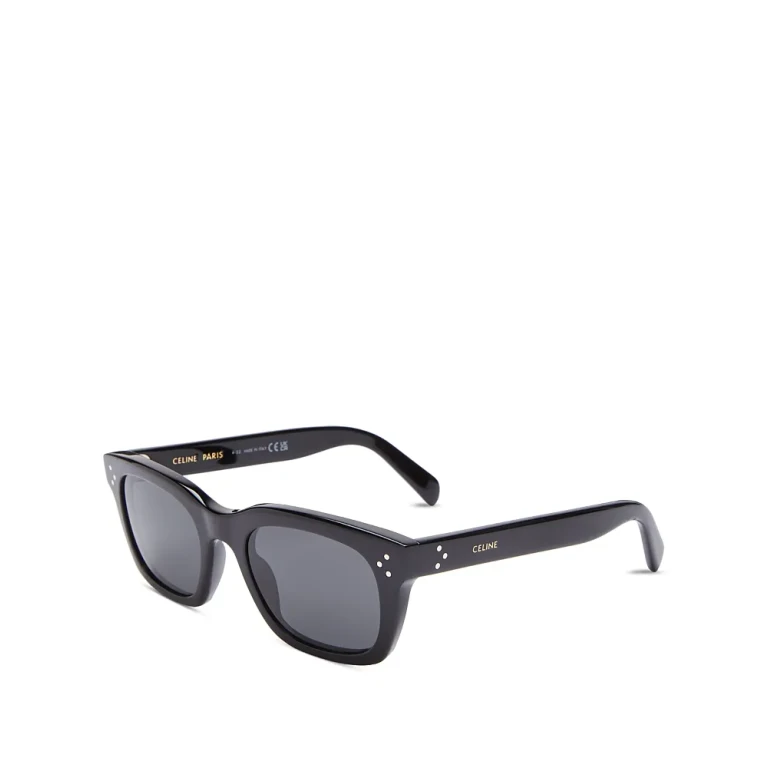 Celine Bold 3 Dots Rectangular Sunglasses, 51mm