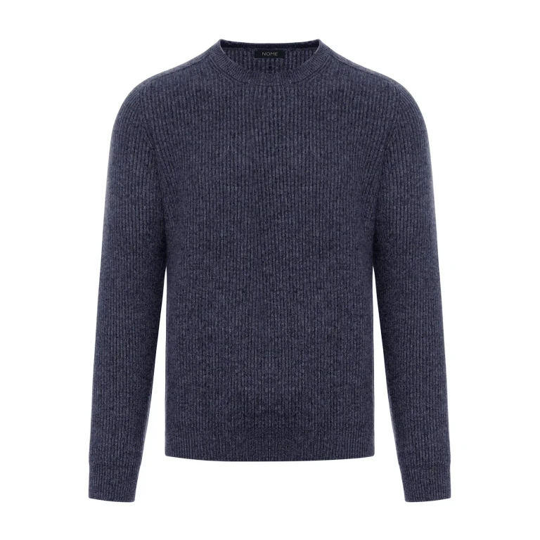 Nome Pull Col Rond - Bleu
